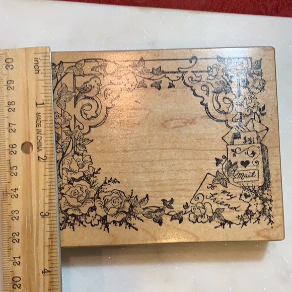 Rubberstamp bundle for card making. Includes alphabet letters - Picture 15 of 17